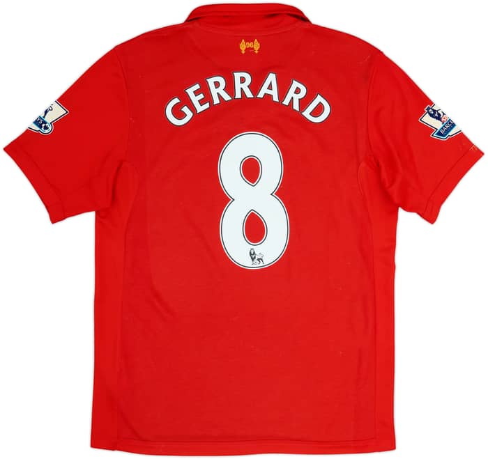 2012-13 Liverpool Home Shirt Gerrard #8 - 5/10 - (M)