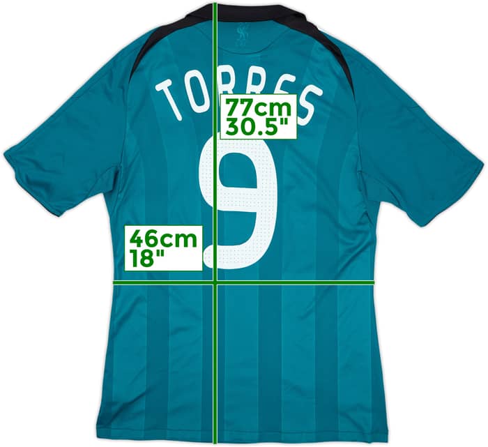 2008-09 Liverpool Tercera Camiseta Torres #9 - 5/10 - (M)