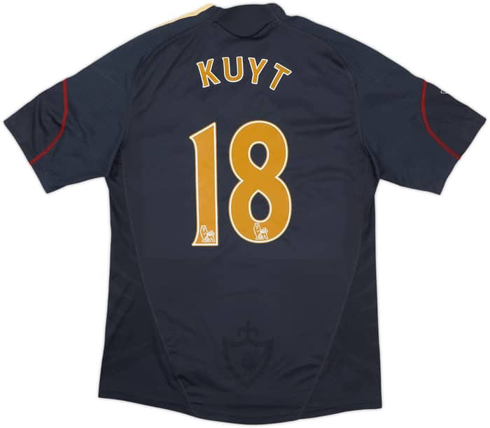 Camiseta de visitante del Liverpool 2009-10 Kuyt #18 - 7/10 - (M)