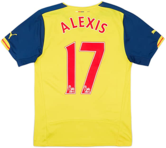 2014-15 Arsenal Away Shirt Alexis #17 - 4/10 - (S)