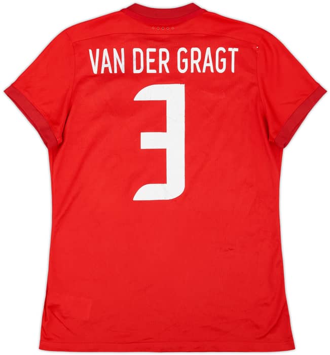 2015-16 FC Twente Women Home Shirt Van Der Gragt #3 - 7/10 - (Women's L)