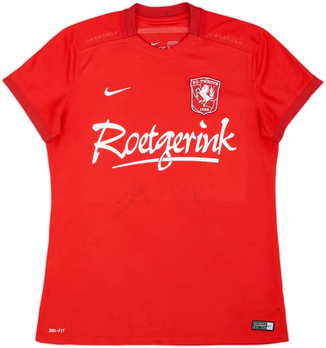 2015-16 FC Twente Women Home Shirt Van Der Gragt #3 - 7/10 - (Women's L)
