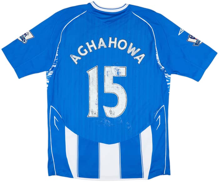 2007-08 Wigan Home Shirt Aghahowa #15 - 5/10 - (L)