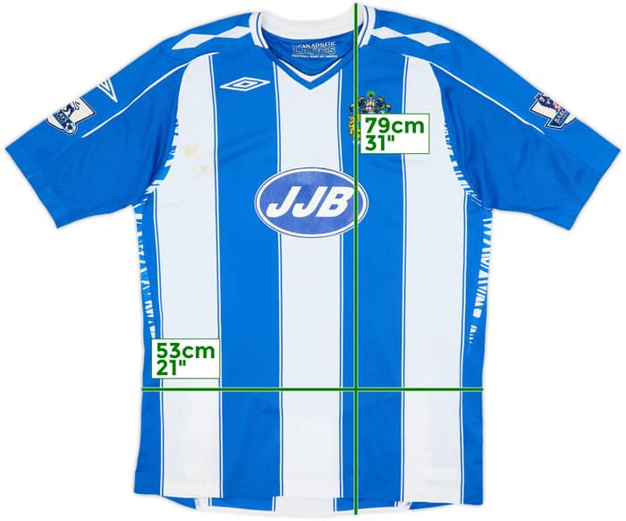 2007-08 Wigan Home Shirt Aghahowa #15 - 5/10 - (L)