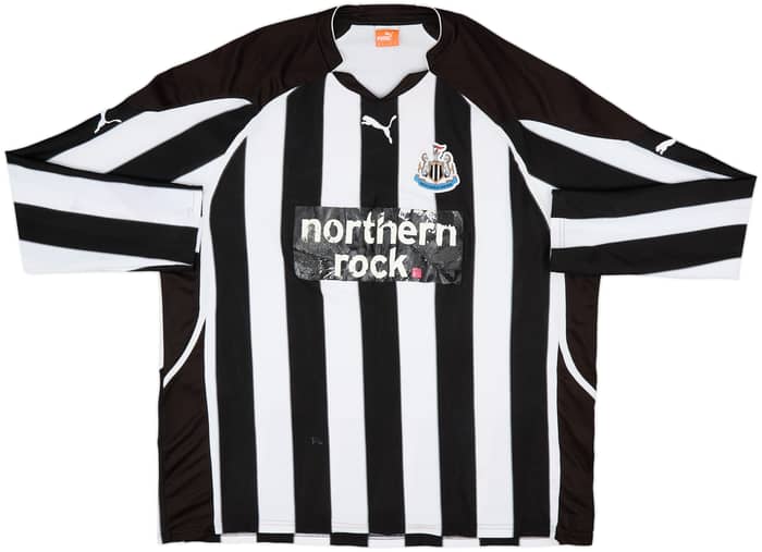 2010-11 Newcastle Home L/S Shirt - 4/10 - (3XL)