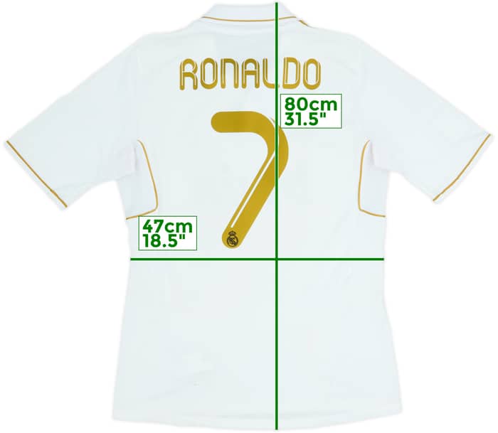 2011-12 Real Madrid Home Shirt Ronaldo #7 - 4/10 - (M)