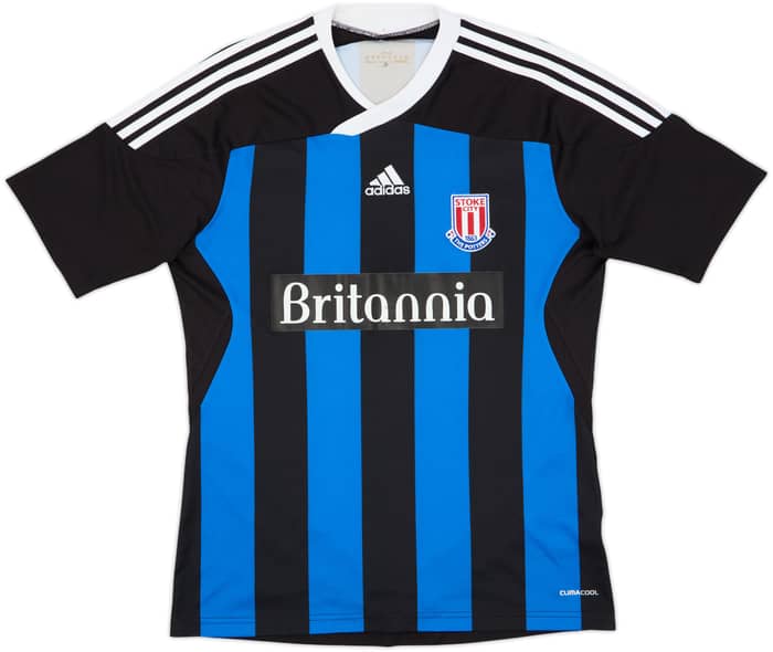 2011-12 Stoke City Away Shirt Crouch #25 - 7/10 - (M)