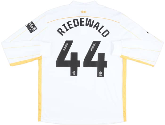 2025-26 Sheffield United Match Issue Away L/S Shirt Riedewald #44