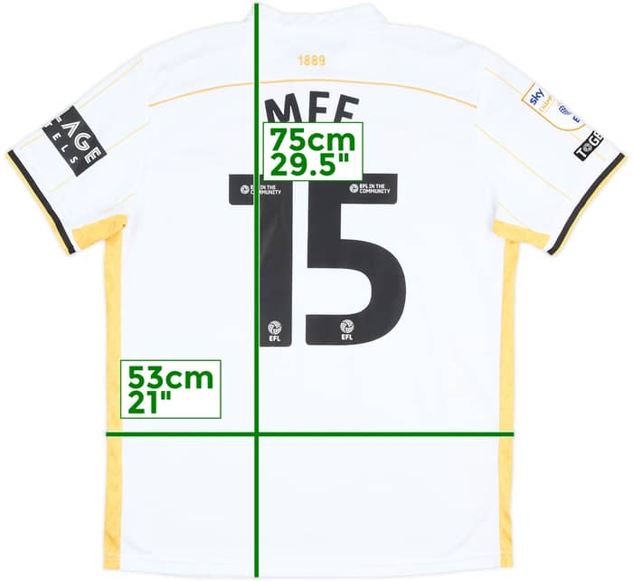 2025-26 Sheffield United Match Worn Away Shirt Mee #15
