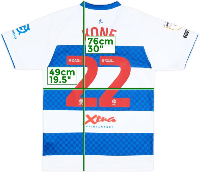 2025-26 Queens Park Rangers Match Worn Home Shirt Kone #22