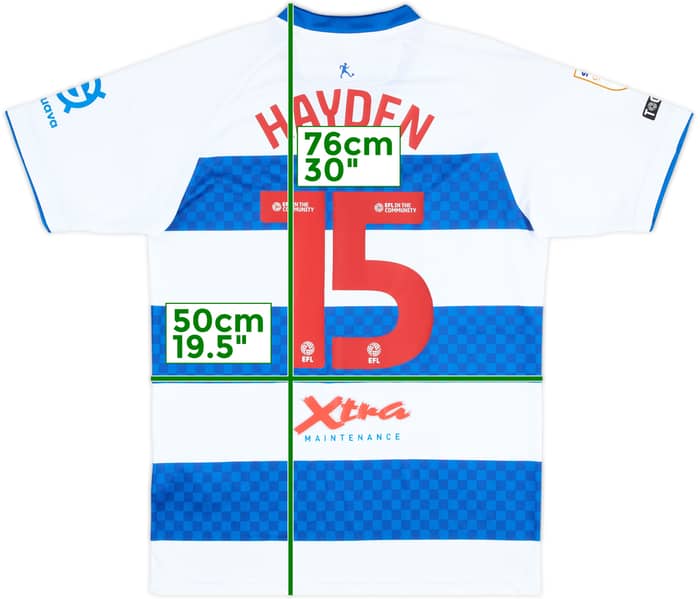 2025-26 Queens Park Rangers Match Issue Home Shirt Hayden #15
