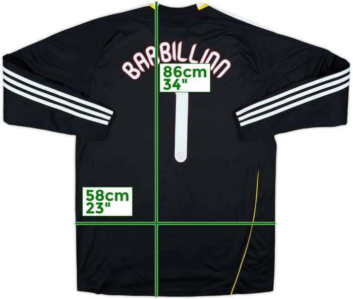 2010-11 Ajax Player Issue GK Shirt Barbillion #1 - 6/10 - (XL)