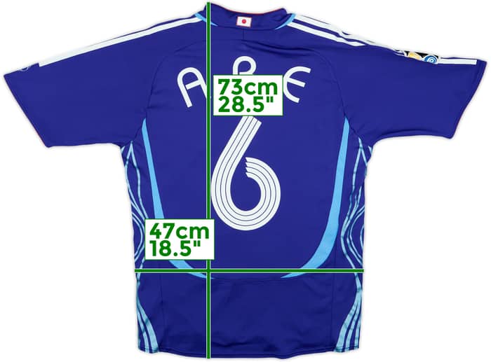 2006-08 Japan Player Issue Home Shirt Abe #6 - 4/10 - (M)