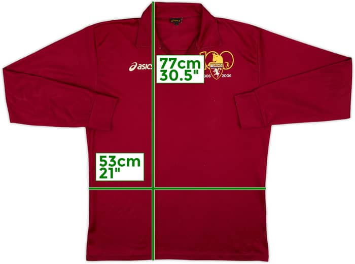 2006 Torino Anniversary L/S Shirt #12 - 5/10 - (XL)
