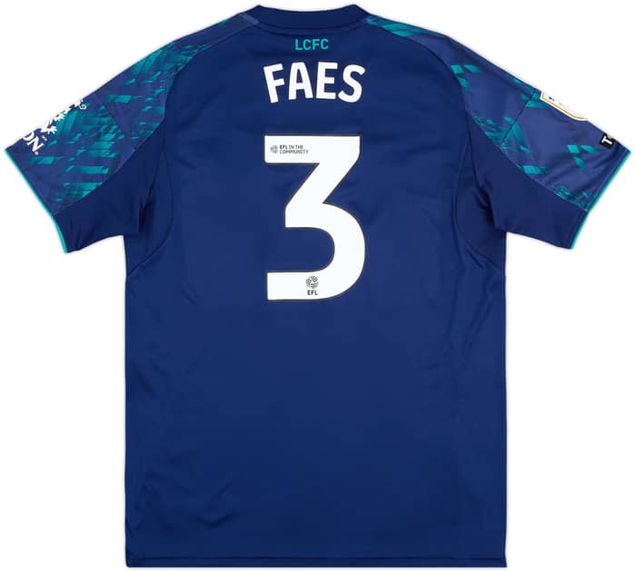 2025-26 Leicester Match Issue Away Shirt Faes #3