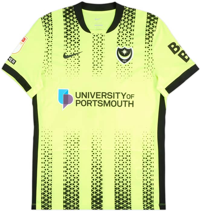 2025-26 Portsmouth Match Worn Third Shirt Knight #4