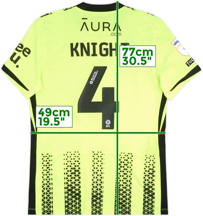 2025-26 Portsmouth Match Worn Third Shirt Knight #4