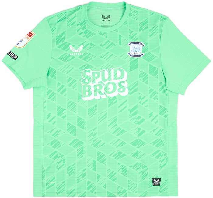 2025-26 Preston North End Match Issue GK Shirt Iversen #1