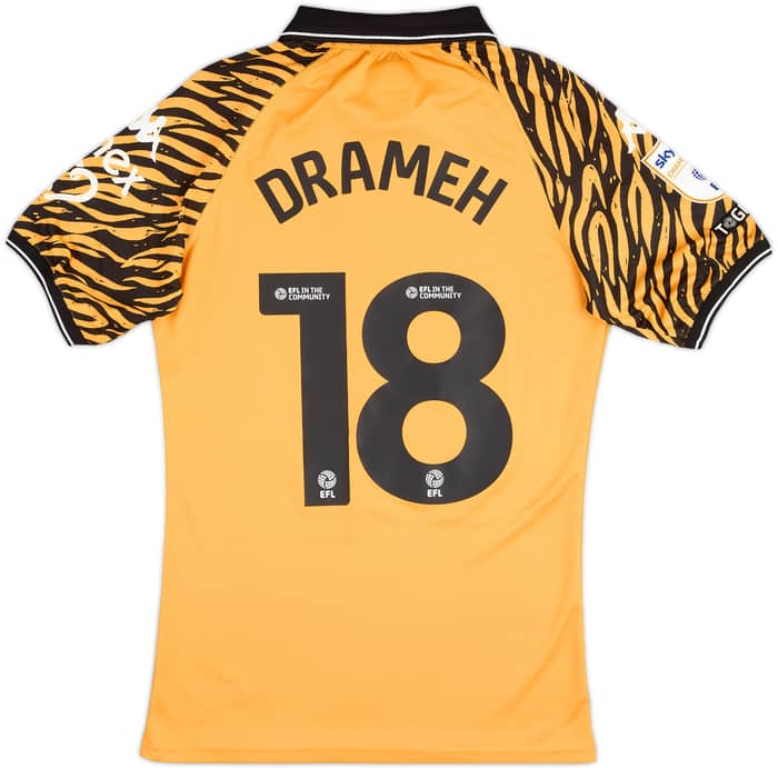 2025-26 Hull City Match Issue Home Shirt Drameh #18
