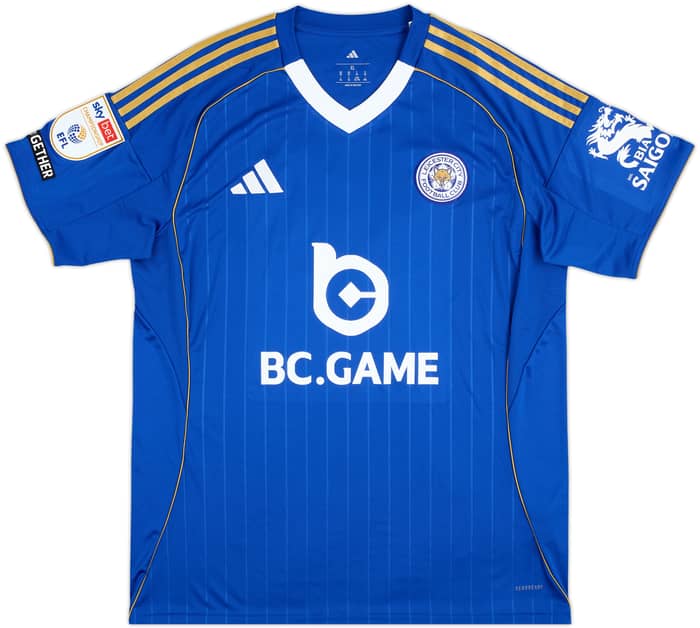 2025-26 Leicester Match Issue Home Shirt Souttar #15