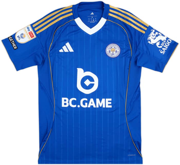 2025-26 Leicester Match Issue Home Shirt Marcal #27
