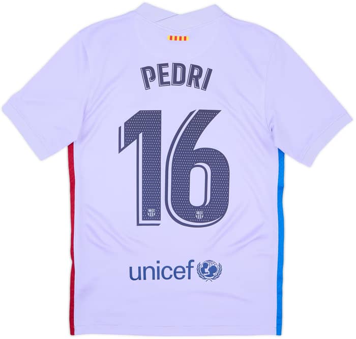 2021-22 Barcelona Away Shirt Pedri #16 - 8/10 - (S)