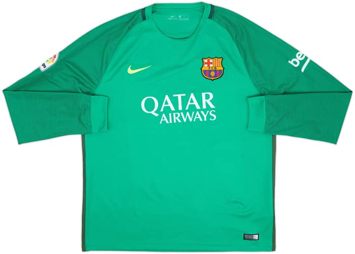 2016-17 Barcelona GK Shirt - 8/10 - (XL)