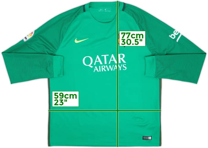 2016-17 Barcelona GK Shirt - 8/10 - (XL)