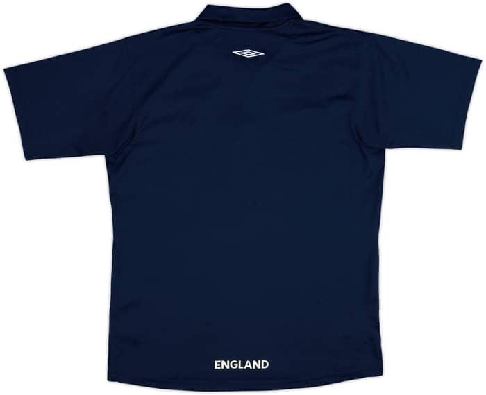 2004-05 England Umbro 1/4 Zip Polo Shirt - 8/10 - (L)
