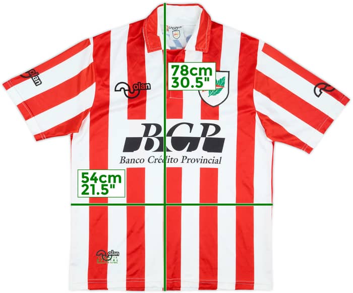 1995-97 Estudiantes De La Plata Home Shirt - 9/10 - (M)
