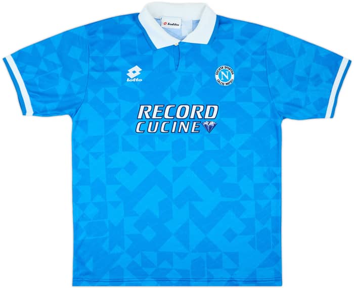 1994-96 Napoli Match Issue Home Shirt #6