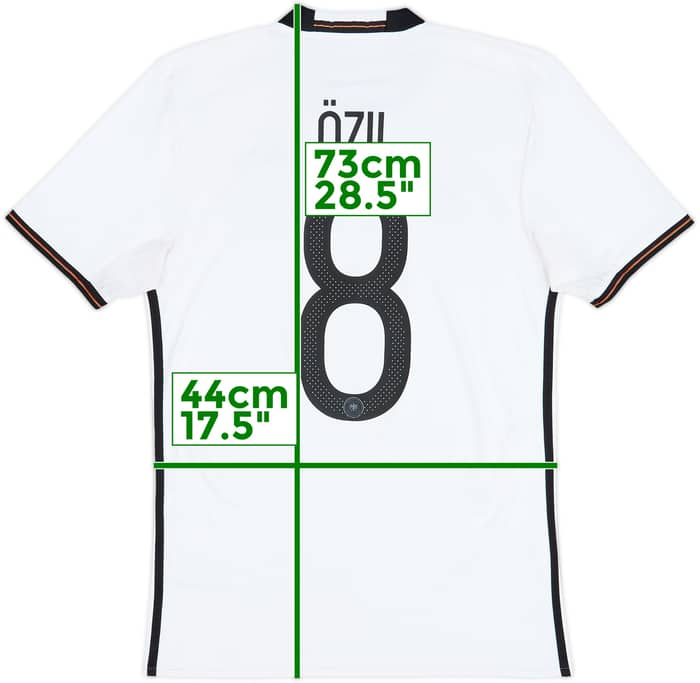 2015-16 Germany Home Shirt Ozil #8 - 6/10 - (S)