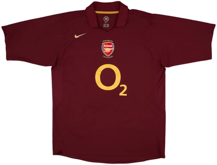 2005-06 Arsenal Home Shirt Henry #14 - 9/10 - (XL)