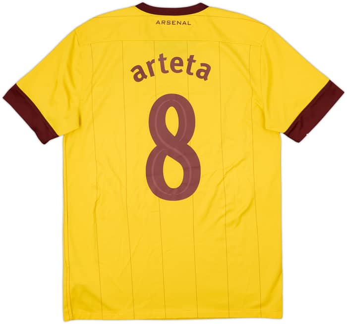 2010-13 Arsenal Away Shirt Arteta #8 - 9/10 - (M)