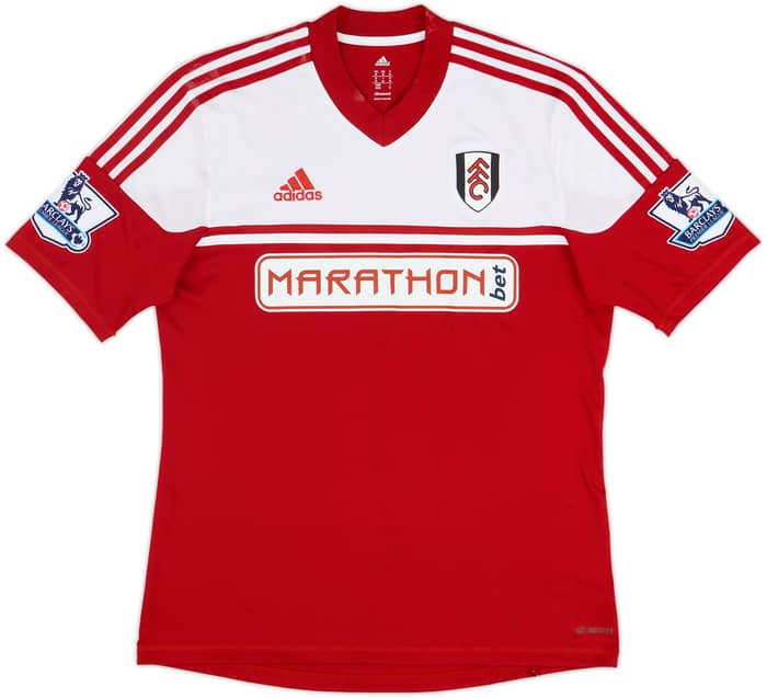 2013-15 Fulham Signed Away Shirt Parker #28 - 5/10 - (M)