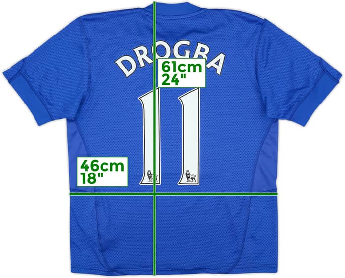 2009-10 Chelsea Home Shirt Drogba #11 - 8/10 - (XL.Boys)