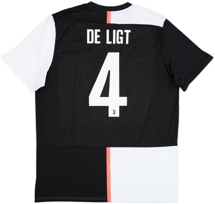 Camiseta de local del Juventus 2019-20 De Ligt #4 - 7/10 - (XL)