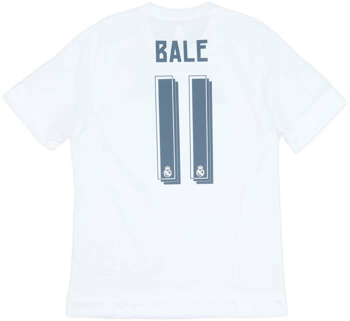 2015-16 Real Madrid Camiseta Local Bale #11 - 9/10 - (L)