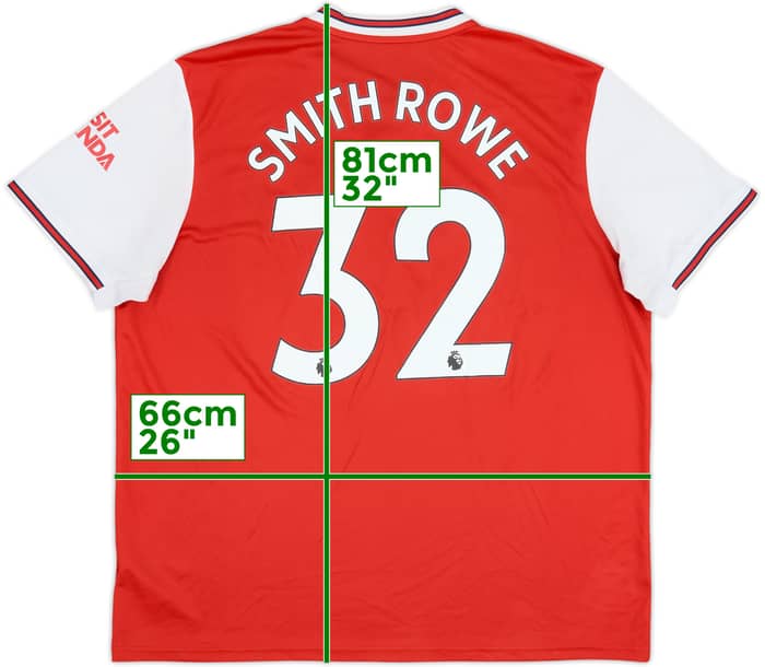 2019-20 Arsenal Home Shirt Emile Smith-Rowe #32 - 6/10 - (XXL)