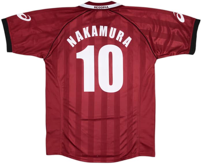 2002-03 Reggina Home Shirt Nakamura #10 - 6/10 - (XL)