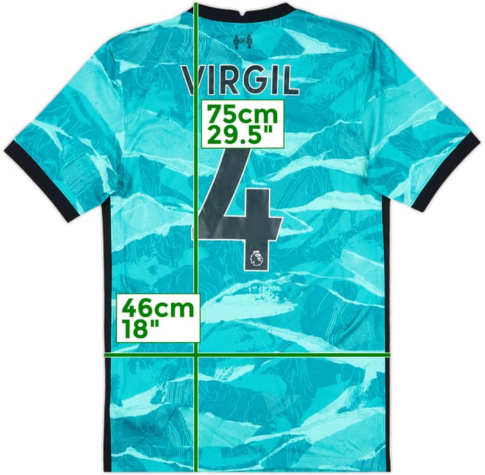 2020-21 Liverpool Away Shirt Virgil #4 - 10/10 - (S)