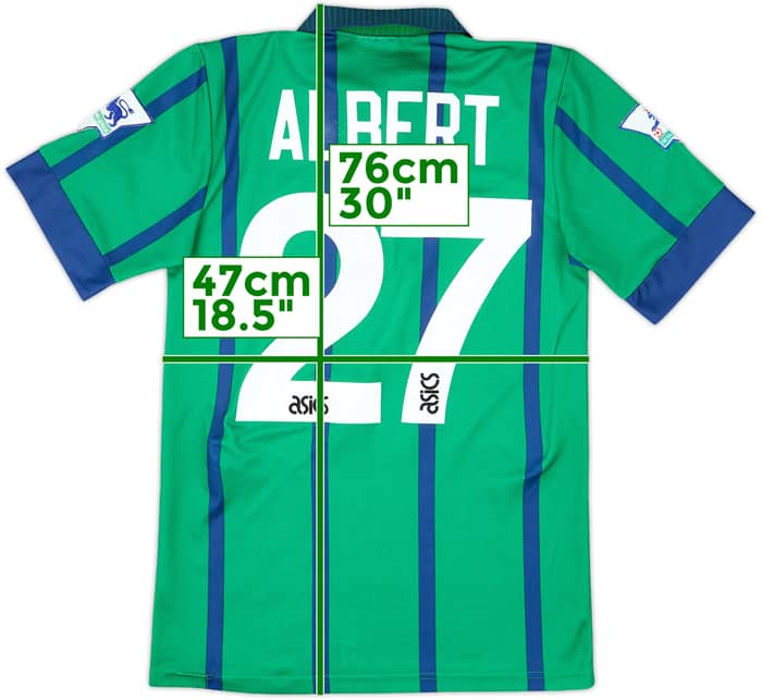 1994-95 Newcastle Third Shirt Albert #27 - 8/10 - (S)