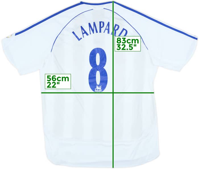 2006-07 Chelsea Away Shirt Lampard #8 - 6/10 - (L)