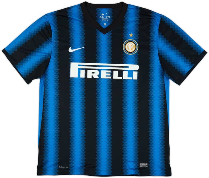2010-11 Inter Milan Home Shirt Balotelli #45 - 8/10 - (XL)