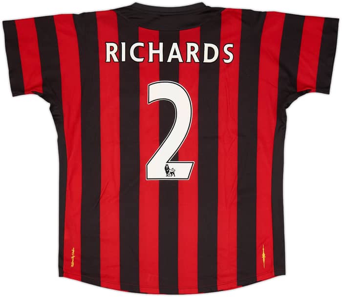 2011-12 Manchester City Away Shirt Richards #2 - 7/10 - (XL)