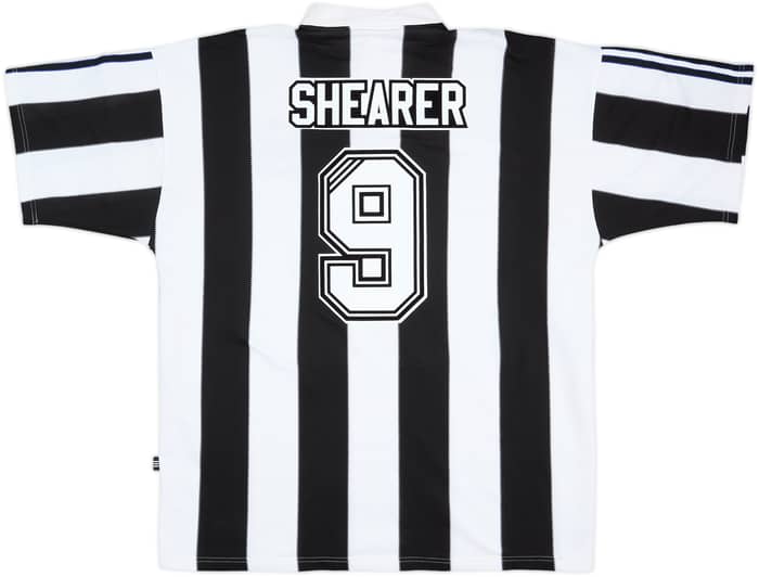 1995-97 Newcastle Home Shirt Shearer #9 - 9/10 - (XL)