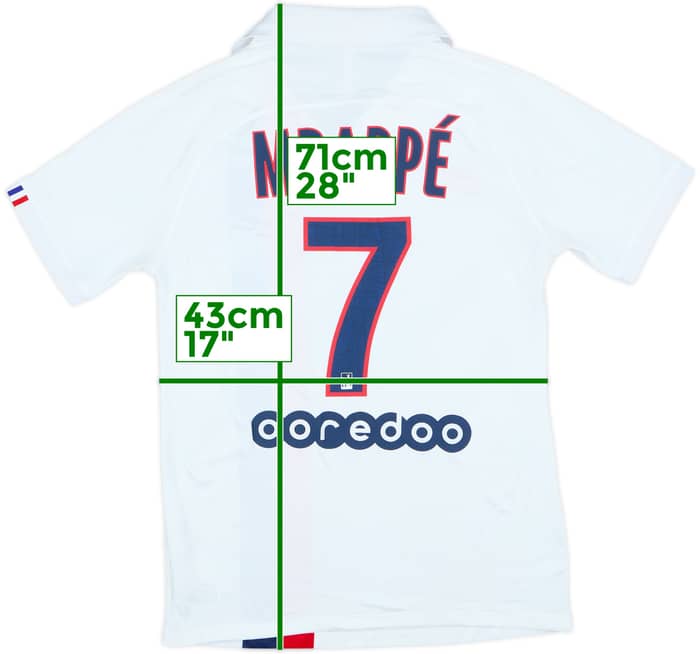 2019-20 Paris Saint-Germain Authentic Third Shirt Mbappe #7 - 9/10 - (S)