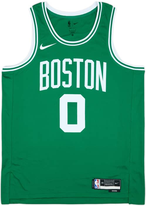 2017-25 Boston Celtics Tatum #0 Nike Swingman Away Jersey - 8/10 - (L)