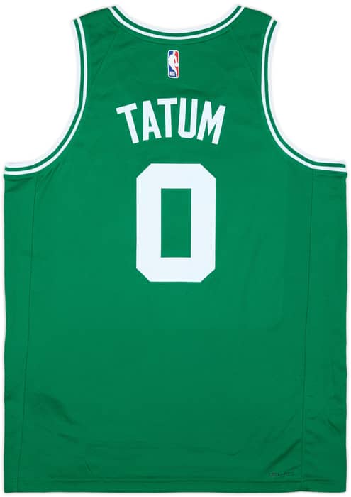 2017-25 Boston Celtics Tatum #0 Nike Swingman Away Jersey - 8/10 - (L)