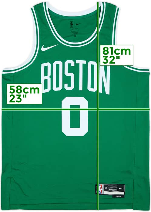 2017-25 Boston Celtics Tatum #0 Nike Swingman Away Jersey - 8/10 - (L)